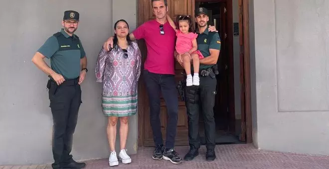 Dos guardias civiles de Villarrobledo salvan la vida de una niña de 3 años con síntomas de asfixia