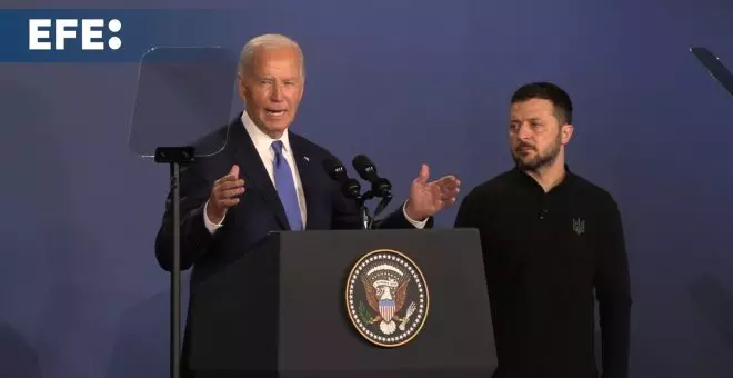 Biden tiene un lapsus y presenta a Zelenski como "presidente Putin" en cumbre de la OTAN