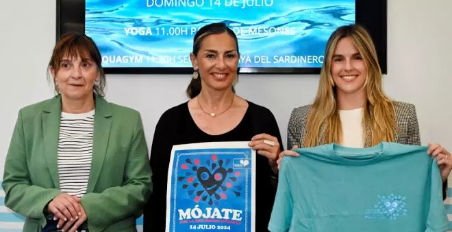 La capital cántabra se une a la campaña 'Mójate por la esclerosis múltiple' para apoyar a ACDEM