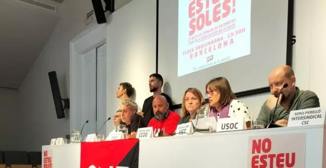 Els sindicats catalans s'uneixen per defensar a les sis de La Suiza i condemnar la repressió sindical