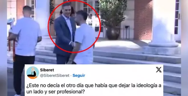 Polémica por el desplante de Carvajal a Sánchez: "Se le ha visto el plumero"