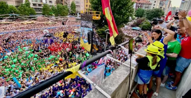 La Semana Grande arranca este viernes con la apertura de la Feria de Día, el desfile de peñas y el chupinazo