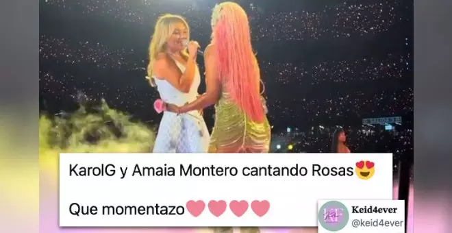 "Amaia Montero eres nuestra adolescencia": las redes celebran el regreso sorpresa de la cantante a un escenario