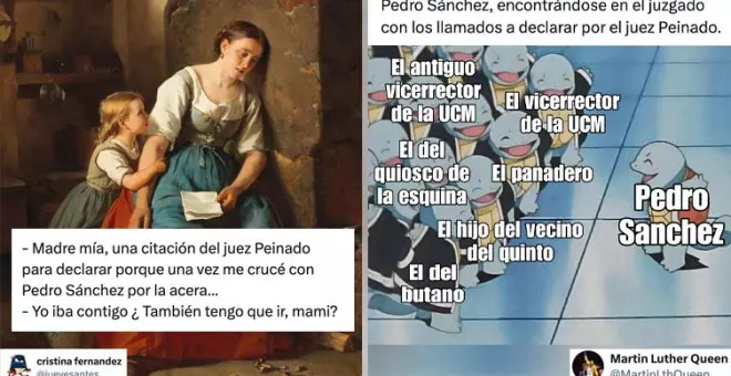 "Po yo te cito": los mejores memes sobre la citación del juez Peinado a Pedro Sánchez