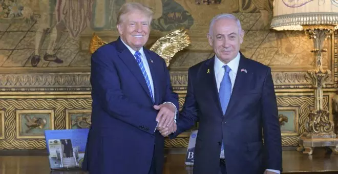 Trump y Netanyahu, cercanía en Mar-a-Lago en plena masacre en Gaza
