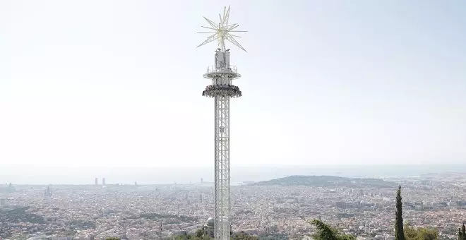 El Tibidabo estrena l'atracció Merlí, una caiguda lliure de 52 metres