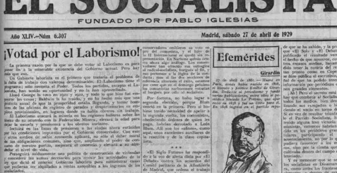 Razones para votar a los laboristas (1929)