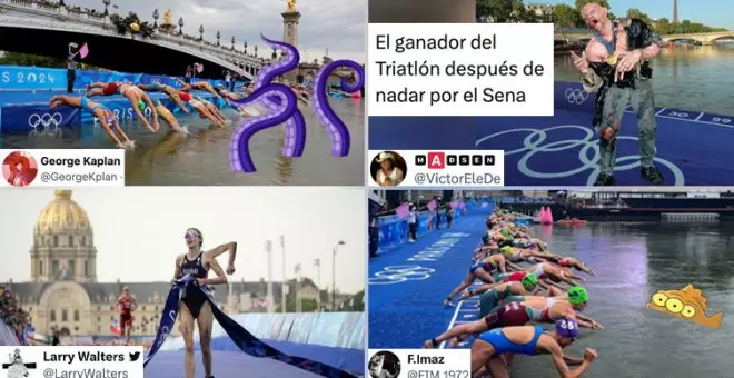 Los memes más tronchantes sobre el agua del Sena durante los Juegos Olímpicos de París: "Les van a salir aletas"