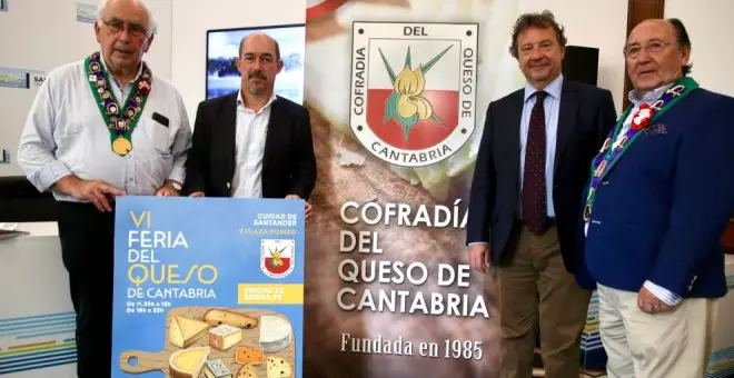 13 queserías de Cantabria participan en la VI Feria del Queso en la Plaza Pombo