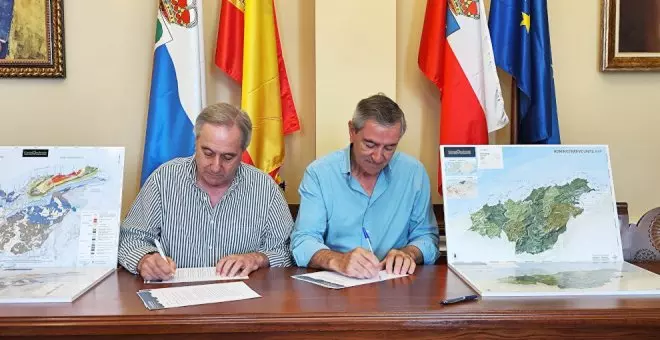 Suances y Asociación Costa Quebrada firman un convenio de colaboración para el proyecto del Geoparque