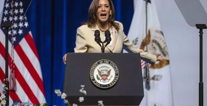 Kamala Harris reta a Trump a un debate electoral: "Si tienes algo que decirme, dímelo en la cara"