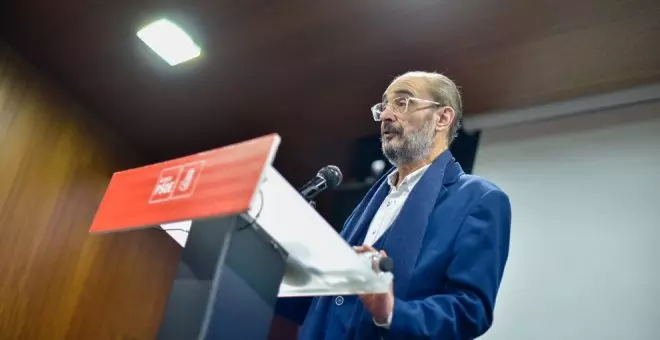 Lambán considera "oportuno" debatir los acuerdos del PSOE con ERC en el Consejo Político Federal