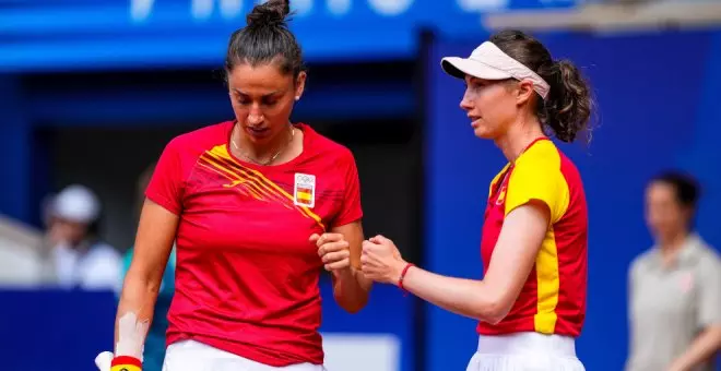 La torrelaveguense Cristina Bucsa y Sara Sorribes se cuelgan el bronce en París 2024