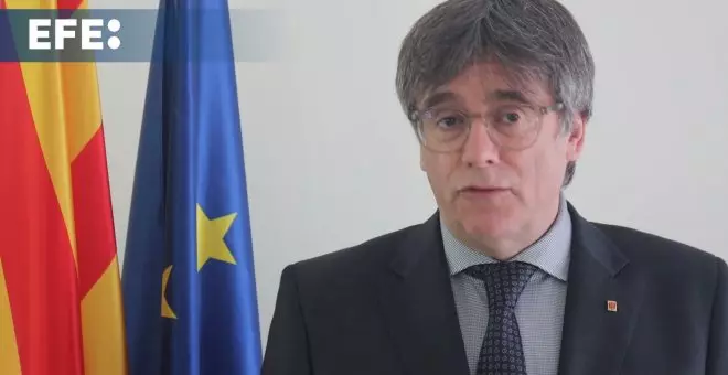 Puigdemont emprende su "viaje de retorno del exilio" y convoca un acto mañana en Barcelona