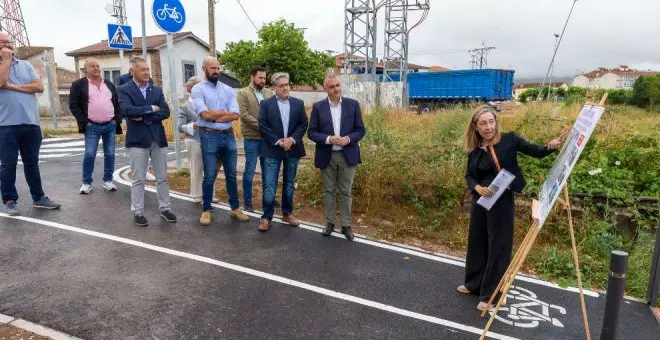 Inaugurado el carril bici que conecta el núcleo urbano con el polígono industrial