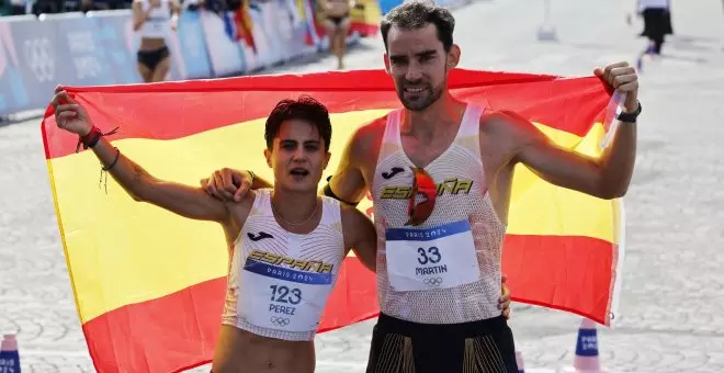 España alcanza las 11 medallas en los JJOO de París tras las preseas del relevo mixto de marcha y la natación sincronizada