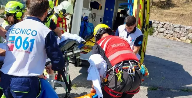 Una mujer con una embolia pulmonar trasladada en helicóptero desde Tama a Valdecilla