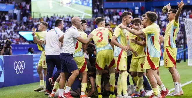 España logra el oro en fútbol masculino ante Francia en los Juegos Olímpicos de París