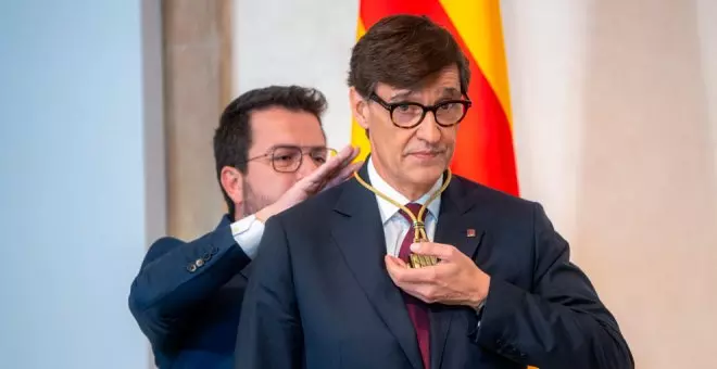 Illa toma posesión como presidente de Cataluña para "unir y servir"