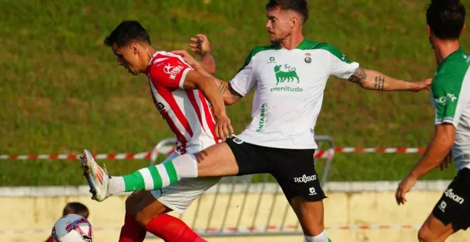 El Racing no pasa del empate ante el Sporting en el último test de la pretemporada