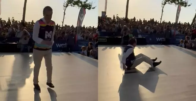 Abel Caballero y su intento de 'break dance' incendian las redes