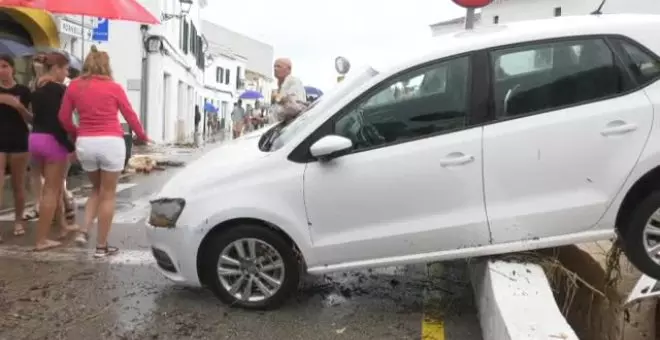 Menorca empieza a recuperarse de los destrozos de la DANA