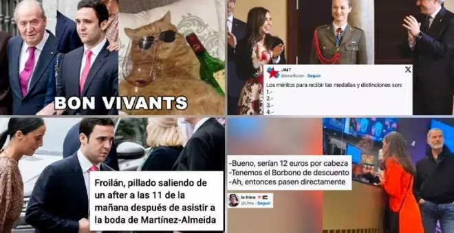 Vividores reales: las andanzas los Borbones este año con saraos, condecoraciones y comentarios campechanos