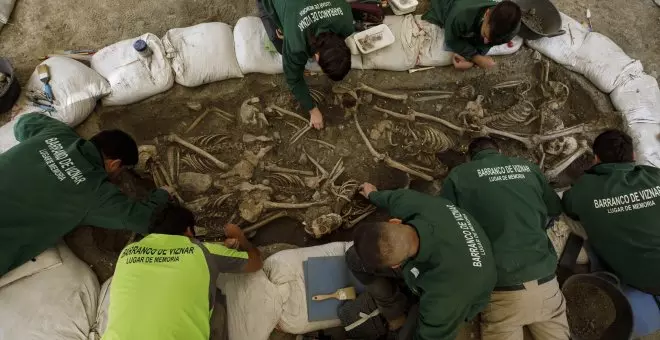 Hallados en una fosa común en Mesía (A Coruña) dos antifranquistas asesinados en 1952