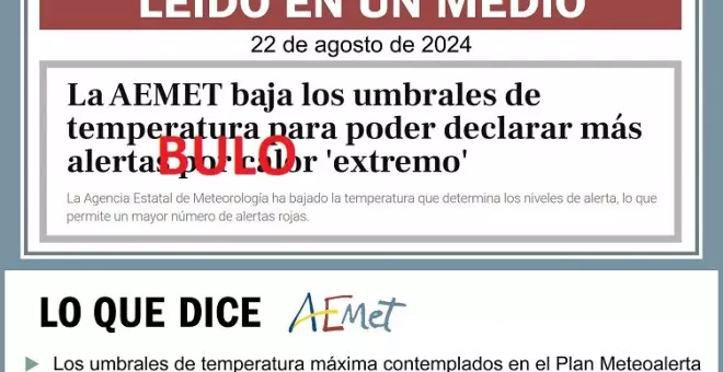 El contundente hilo de la AEMET que desmonta una información de 'Libertad Digital'