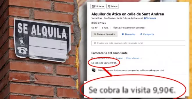 Indignación en las redes después de que una inmobiliaria pretendiese cobrar por visitar un piso: "No tenéis vergüenza ni la conocéis"