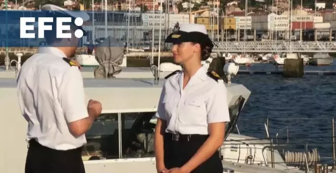 La princesa Leonor empieza su nueva etapa de formación castrense en la Escuela Naval Militar