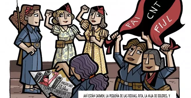 Un cómic para María 'La Jabalina', víctima de la crueldad franquista