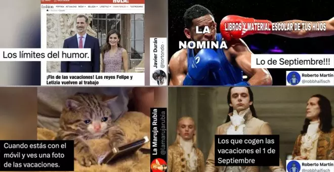 "Como bien dijo Amaral, no quedan días de verano": memes contra la depresión por el fin de las vacaciones