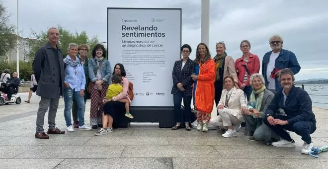 El Paseo Marítimo de Santander alberga una muestra de fotos realizadas por pacientes con cáncer