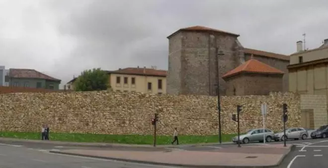 Avilés inicia el proyecto de recuperación de un tramo de su muralla medieval