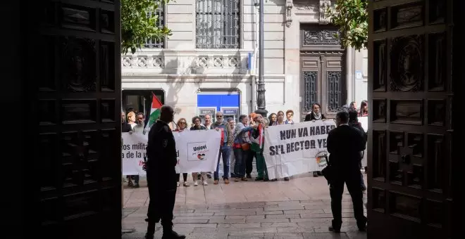 El curso universitario se inaugura con críticas a la colaboración con la industria militar israelí