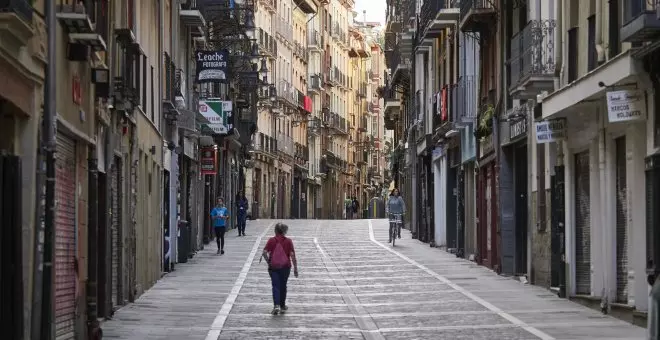 El Ayuntamiento de Pamplona acuerda no dar más licencias de apartamentos turísticos en el Casco Viejo