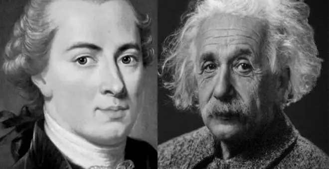 Kant como el Einstein del universo ético donde ningún dios da en jugar a los dados