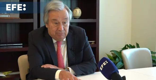 António Guterres lamenta que Israel "sabotea a diario" la solución de los dos Estados