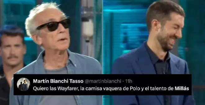 La gloriosa 'pullita' de Juan José Millas a Pablo Motos en el programa de David Broncano (que ha vuelto a batir a 'El Hormiguero')