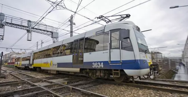 Interrumpida la circulación de trenes entre Llanes y Unquera por acumulación de agua