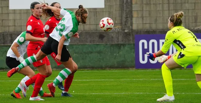 El Racing femenino cae en la primera eliminatoria de la Copa de la Reina (0-2)