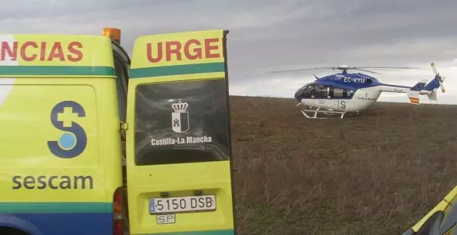 Herido de gravedad un trabajador de un vivero atropellado por un tractor en un pueblo de Guadalajara