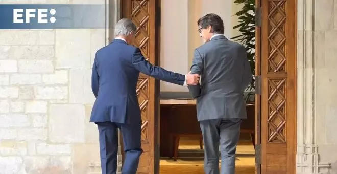 Illa se reúne con el expresidente catalán Artur Mas en la Generalitat