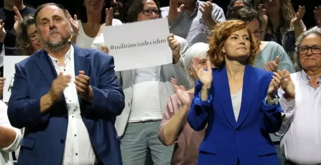 Demostració de força de Junqueras en la presentació de la candidatura amb què vol "fer net" a ERC