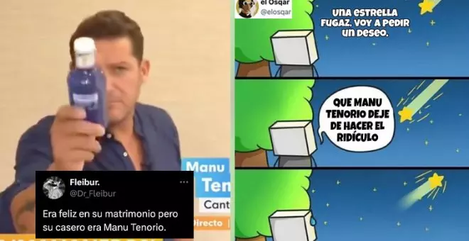 "La vergüenza ajena debería empezar a medirse en Manutenorios": los mejores memes sobre los desvaríos del cantante