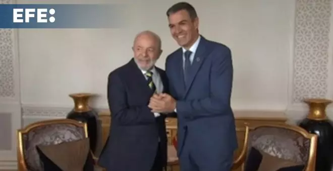 Pedro Sánchez se reúne con el presidente brasileño Lula da Silva