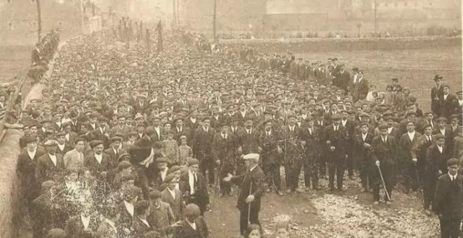 Protestas por la subida y adulteración del pan en Mieres y Langreo en 1915