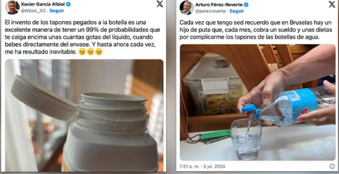 García Albiol se suma a Pérez-Reverte y otros cuñados contra el tapón pegado a la botella: "Drama en la cocina"