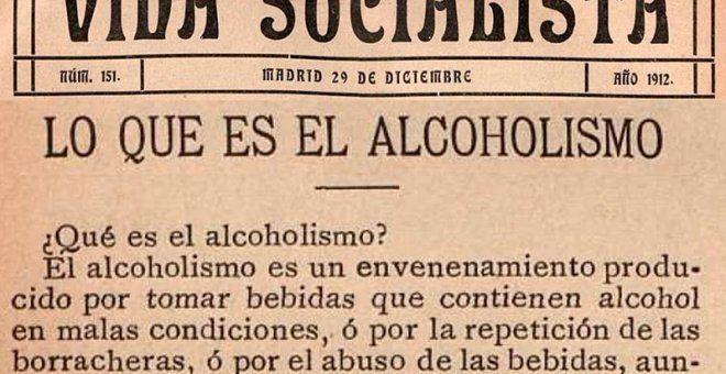 Pedagogía contra el alcoholismo en 1912